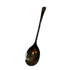 Vintage Silver‎ Plate Spoon Flatware Sheffield England 9 Inch Salad Serving